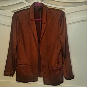 Cracker Barrel Rich Brown Women's Blazer